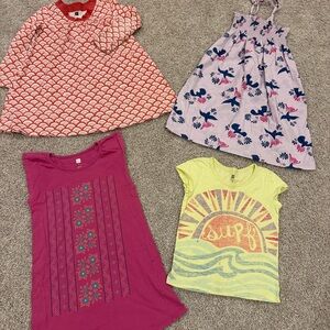 Tea Collection Girls Mixed Dress & Tee Bundle Size 5